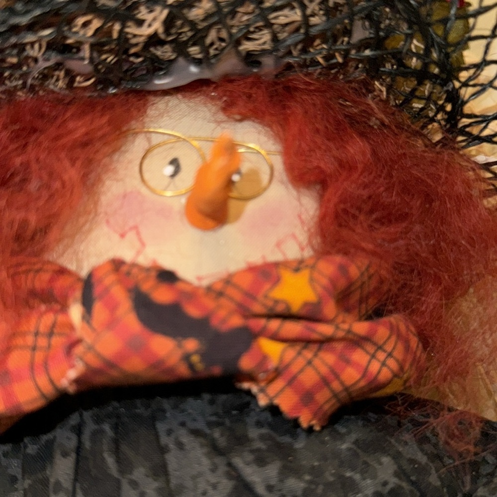 Halloween ๐host pick๐๐ป NWOT holiday handcrafted Shabby Chic doll - Picture 6 of 10